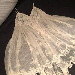 Free People lace top/dress